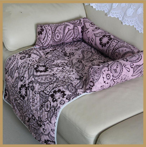 Floral Paisley Print Sofa Bed Cover